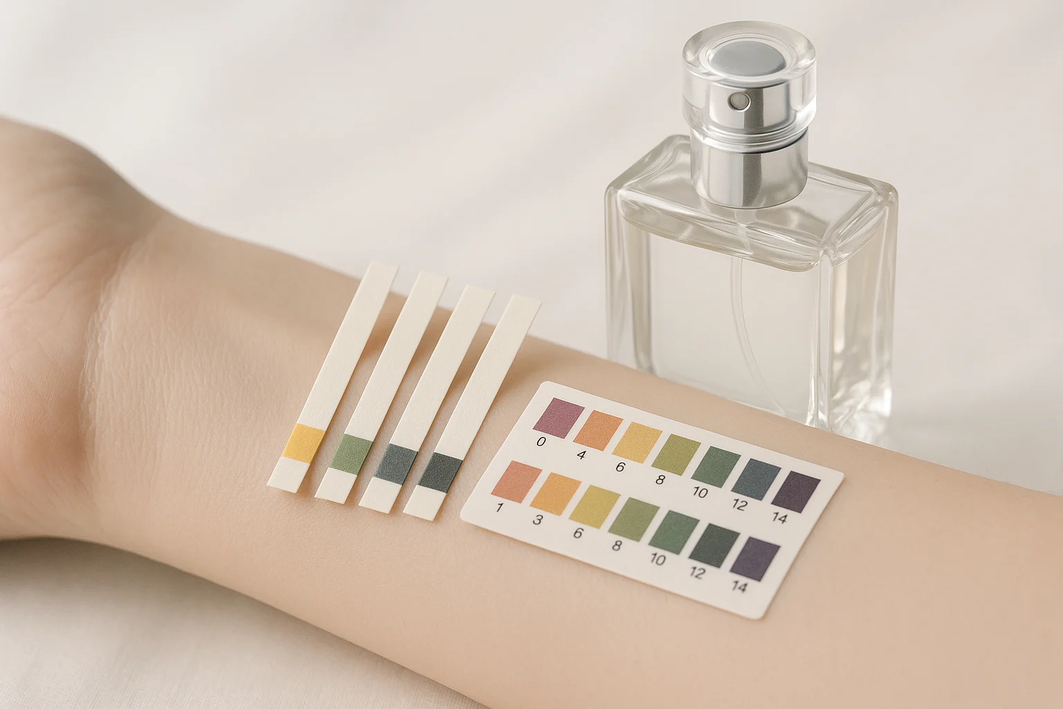 Scent Chronicles Terms and Conditions – notebook with legal notes and perfume bottle