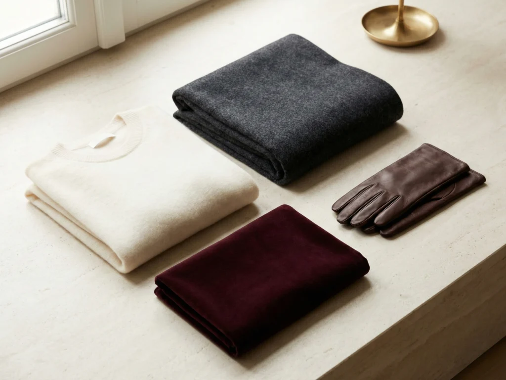 Winter wardrobe textures to help choose the best winter perfumes for women